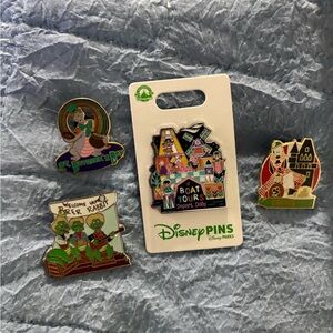 Lot of Disney pins LELR figment, and a very rare splash Mountain pin Epcot goofy